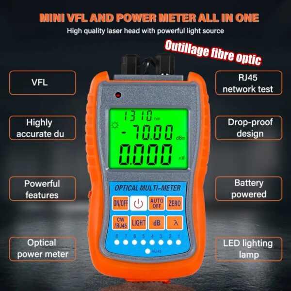 Mini Power Mètre Optique 5 en 1 – Image 3