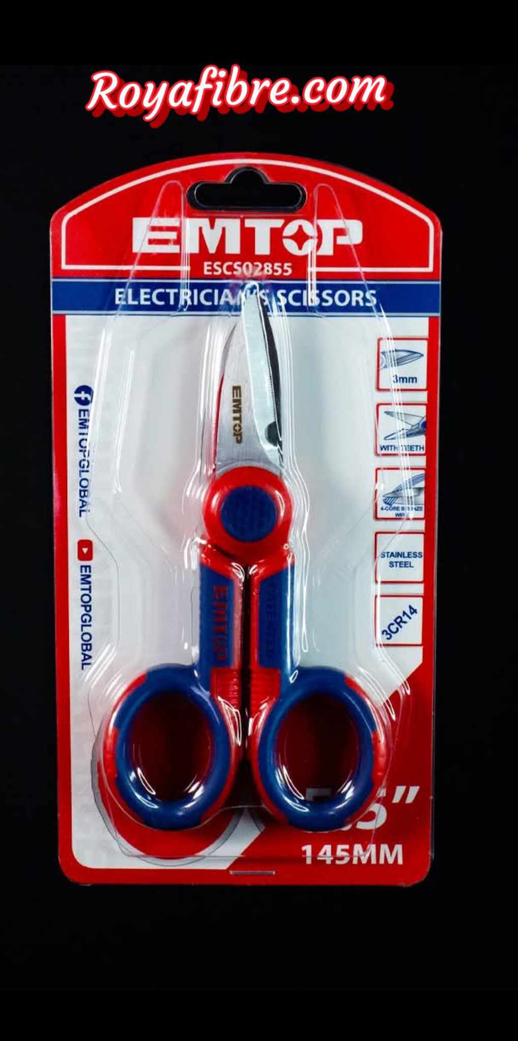 Ciseaux EMTOP de haute qualité très fiable pour la coupe des fibres