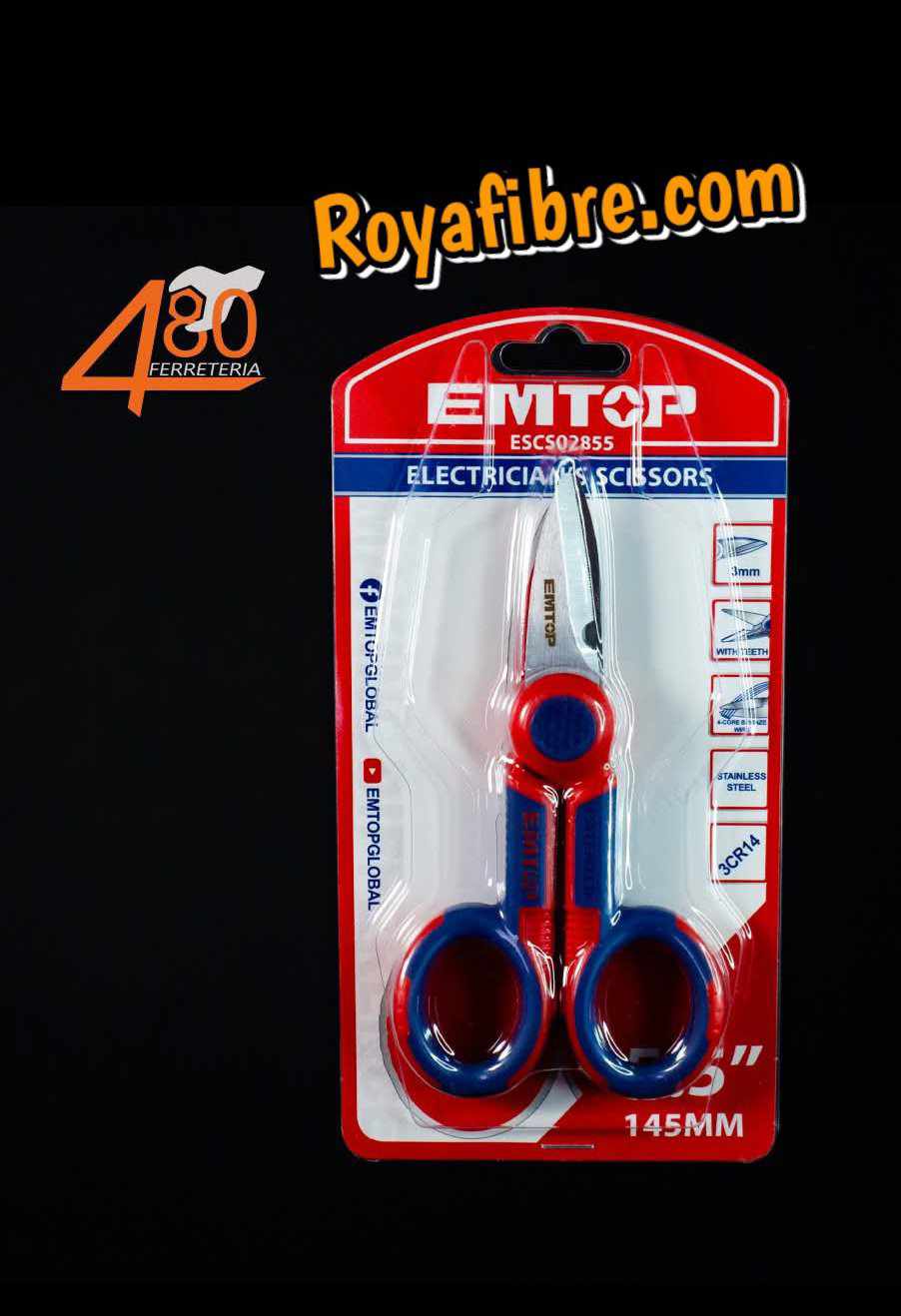 Ciseaux EMTOP de haute qualité très fiable pour la coupe des fibres – Image 2